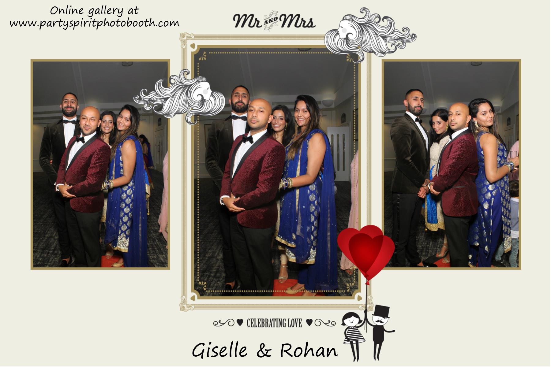Giselle and Rohan's Wedding | View more photos from the event at gallery.partyspiritphotobooth.com/u/PartySpiritPhotoBooth/Giselle-and-Rohans-Wedding
